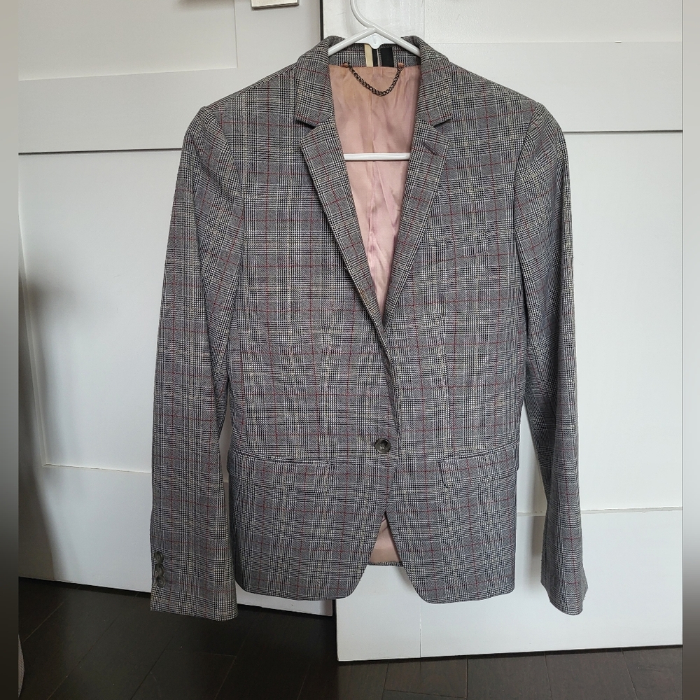 Topshop Houndstooth Blazer